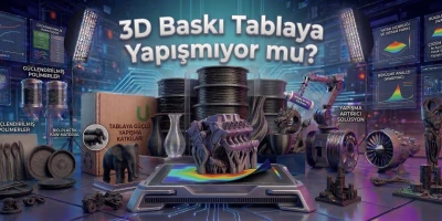 3D Baskı Tablaya Yapışmıyor mu?