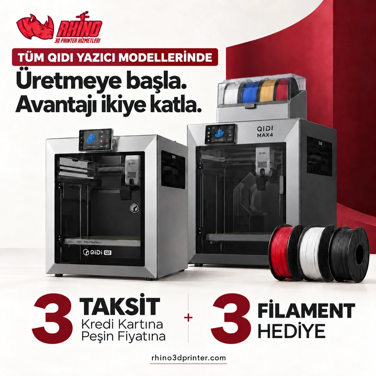 QIDI TAKSİT KAMPANYASI