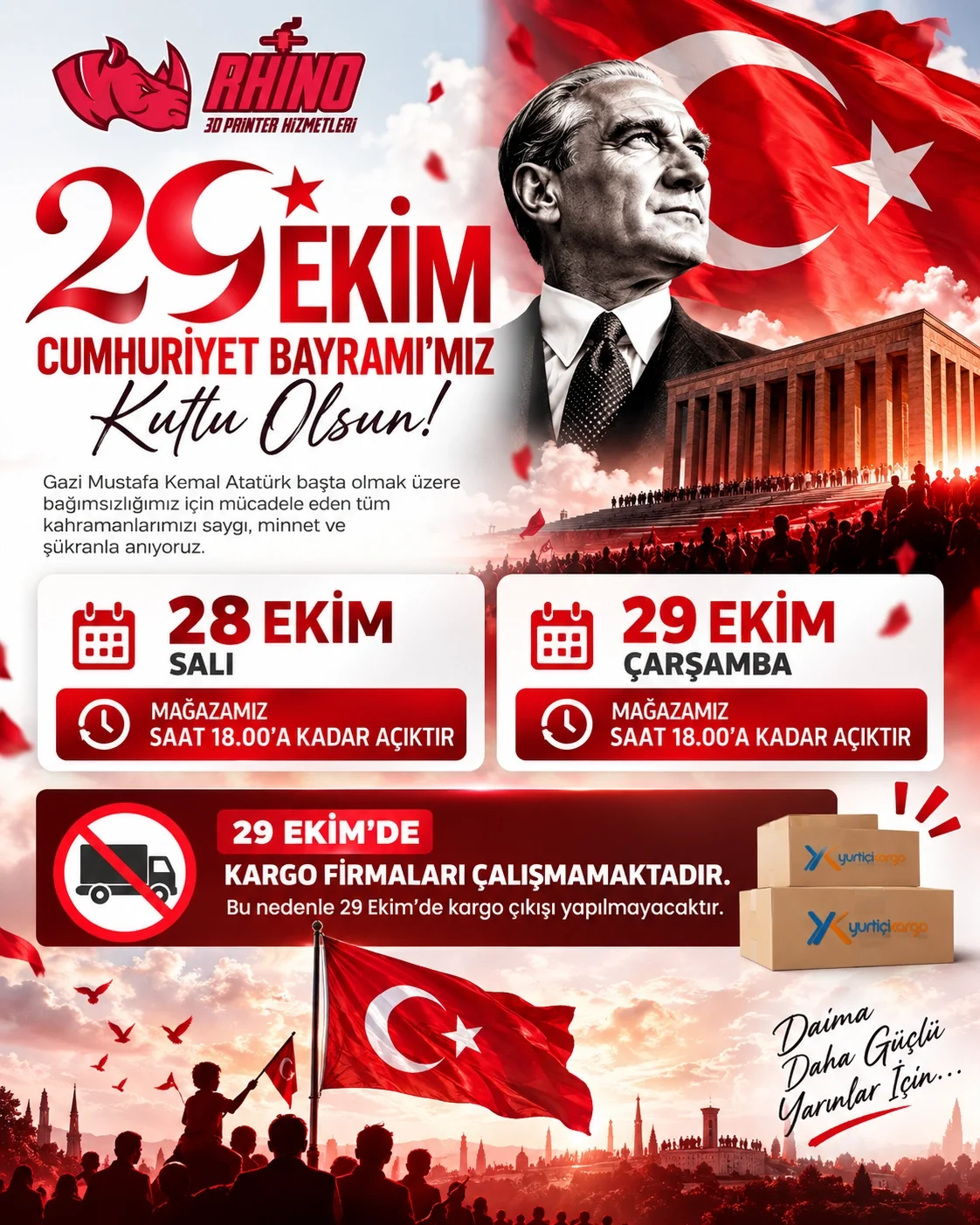 QIDI 3D Yazıcı Kampanyası