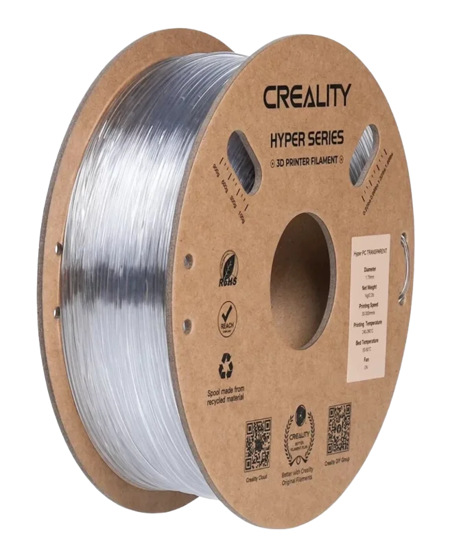 Creality Hyper PC Transparan Filament Görseli