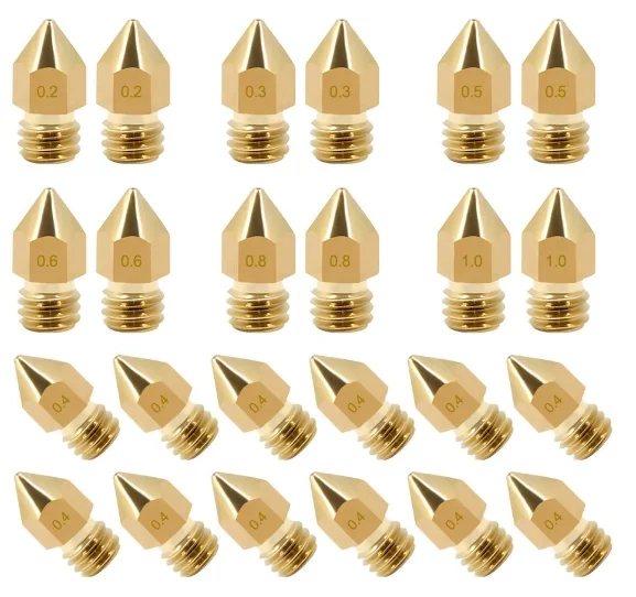 MK8 Ender 3 Nozzle Çeşitleri Görseli