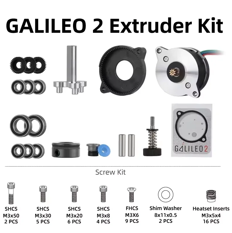 Mellow Voron Galileo 2 Extruder Kiti Görseli