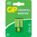 GP 1604G-B Greencell 9 Volt Pil