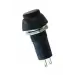 IC-186 12 mm Kalıcılı Buton Anahtar PBS-11A-B Siyah
