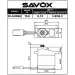 Savox SH0255MG Servo Motor