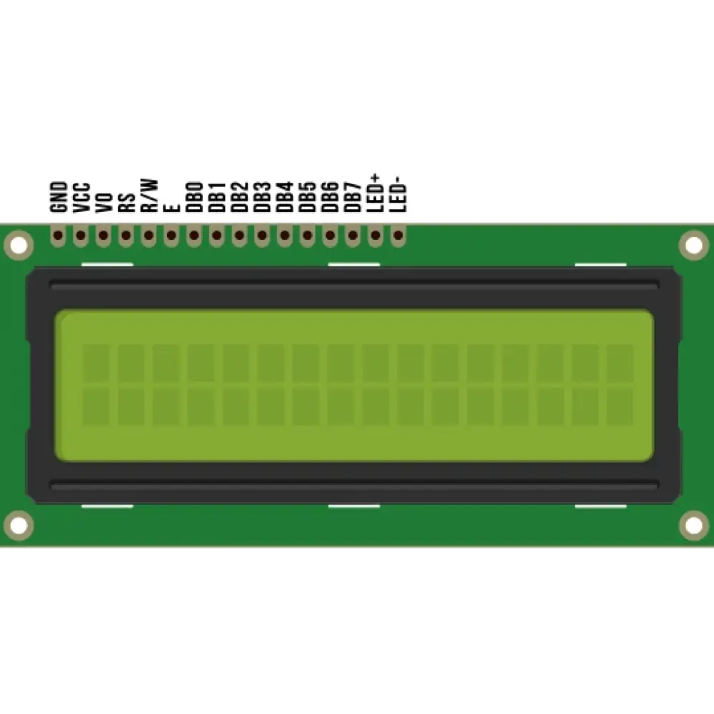 16x02 Arduino LCD Ekran - 1602 Mavi LCD Ekran