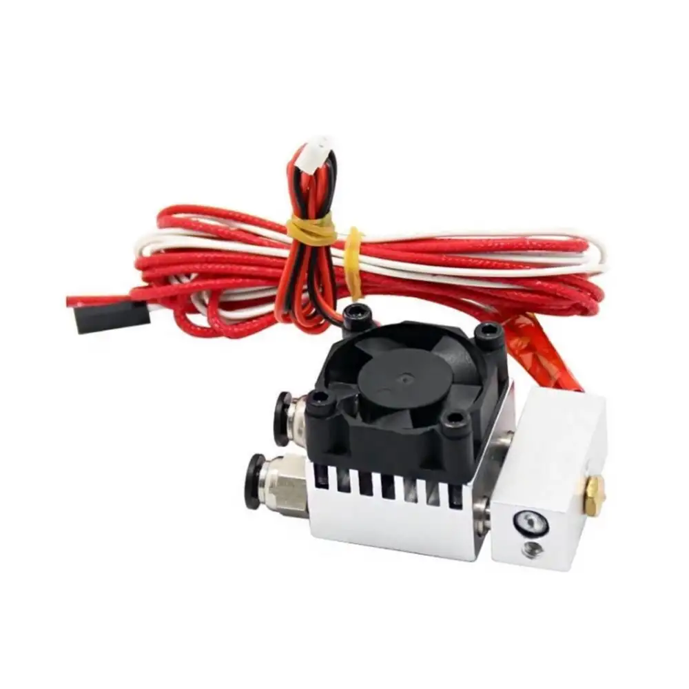 2 giriş 1 çıkış 3D Yazıcı Tek Karıştırma Baskı Kafası 12 V iki-Renk Extruder V6 Hotend