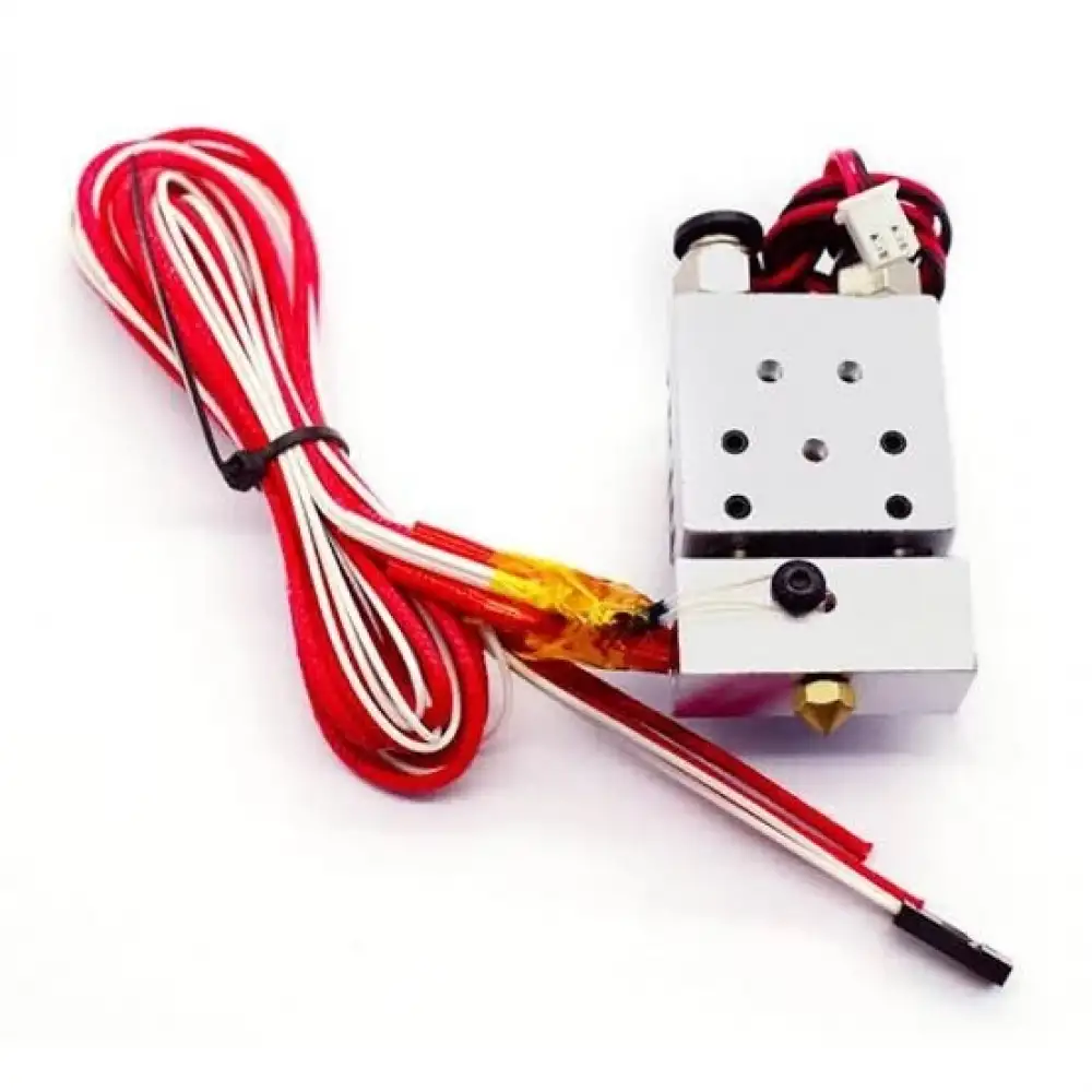 2 giriş 1 çıkış 3D Yazıcı Tek Karıştırma Baskı Kafası 12 V iki-Renk Extruder V6 Hotend