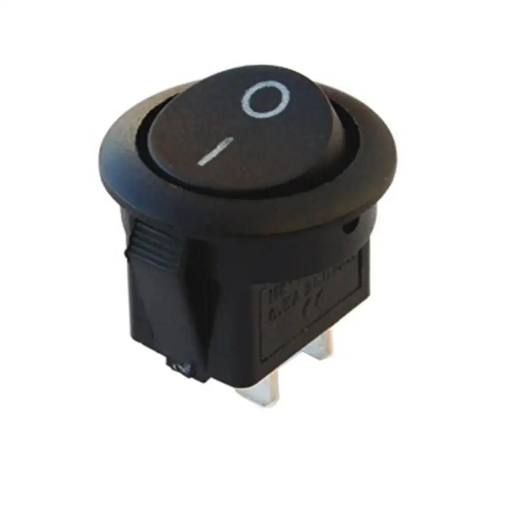 2 Pinli Işıksız Yuvarlak Açma-Kapama Anahtarı (IC-133 )