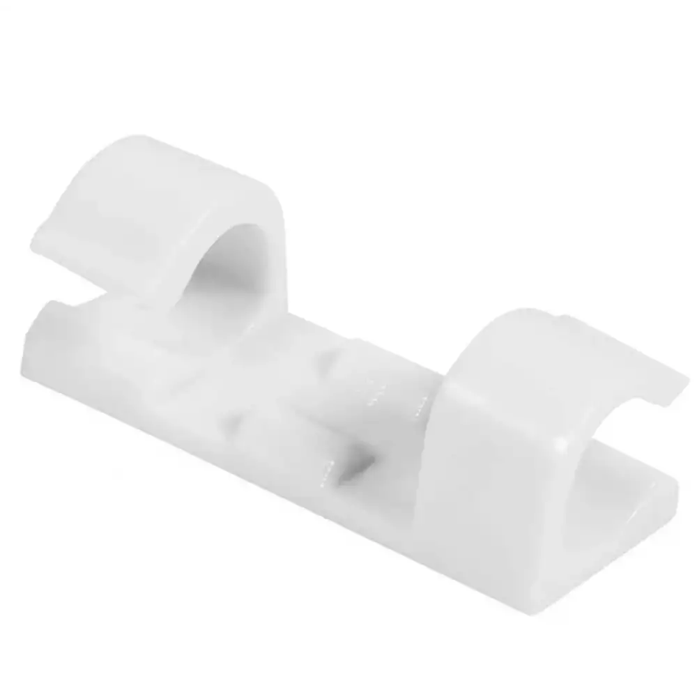 3M Yapışkanlı 20li Beyaz Kablo Sabitleyici Düzenleyici Klips