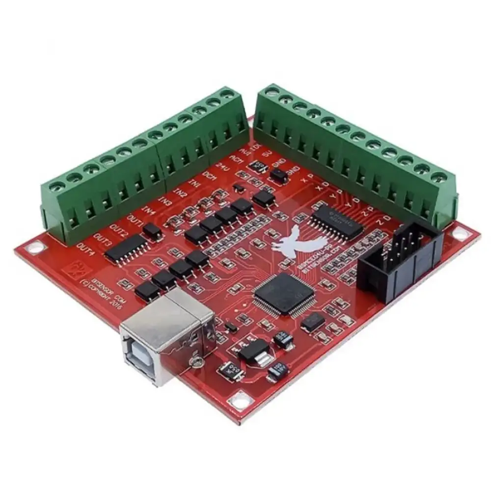4 Eksen Cnc Kontrol Kartı Mach3 Usb Uyumlu