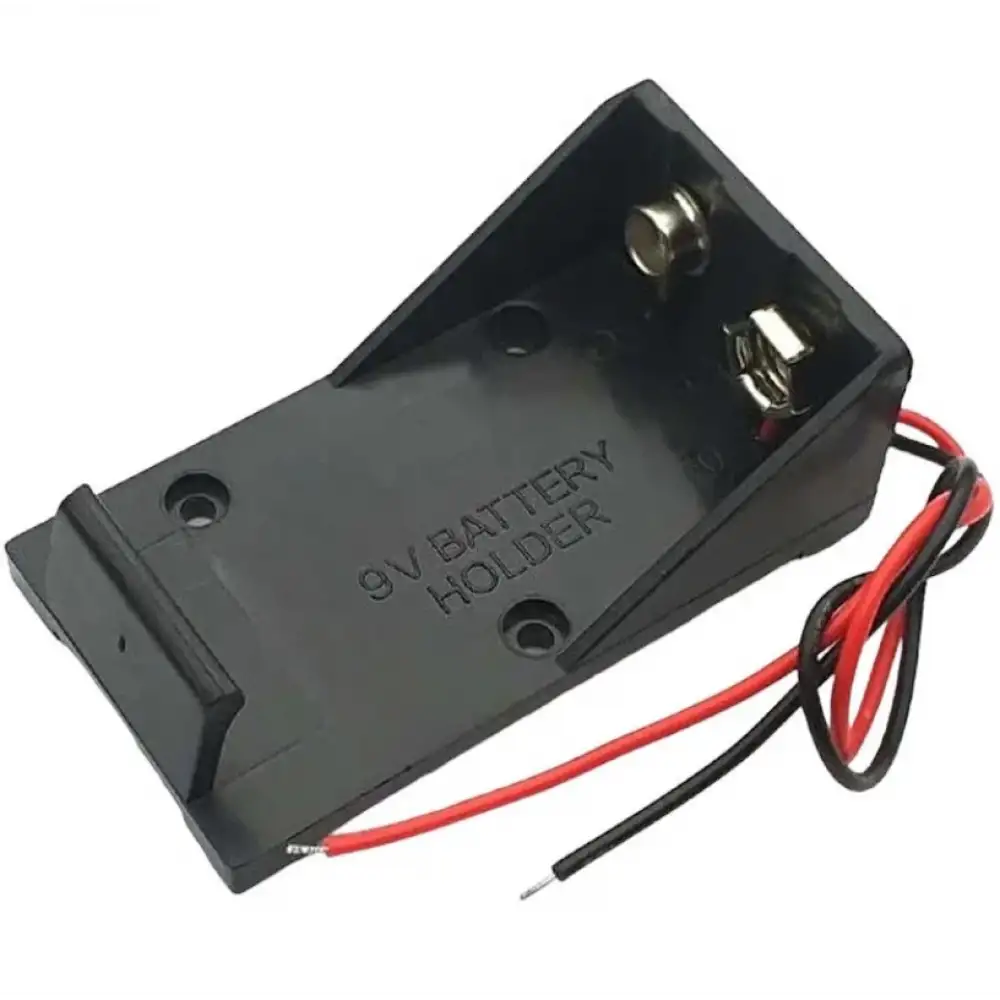 9 Volt İçin 2.1 mm Pil Yuvası Jack’sız ( IC-232C)