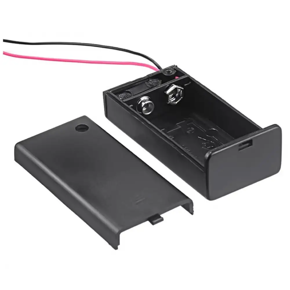 9V Pil Kutusu Kapaklı Açma/Kapama Anahtarlı (IC-233D)