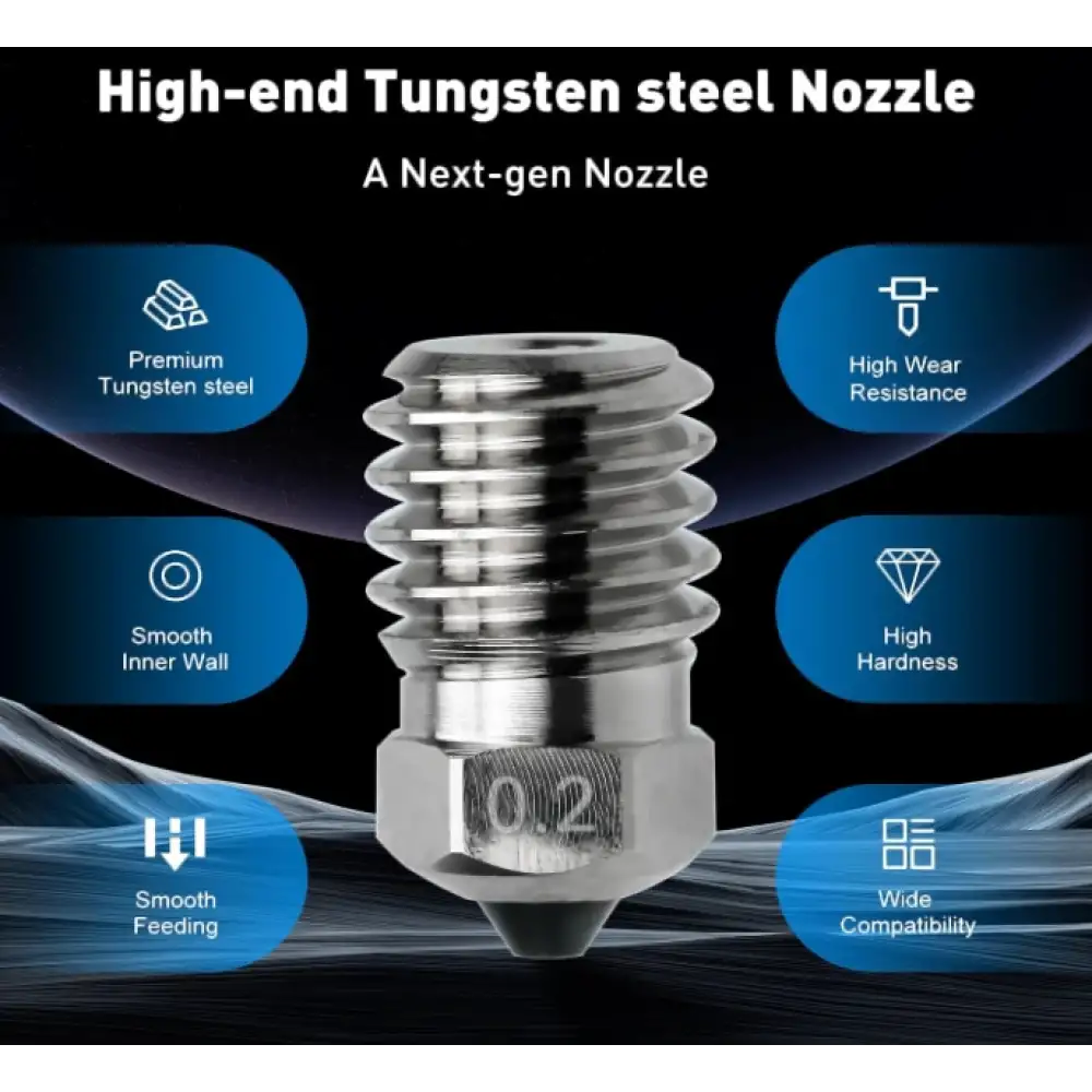 Bambu Lab TZ3.0 Bi metal Sertleştirilmiş Çelik Nozzle Çeşitleri