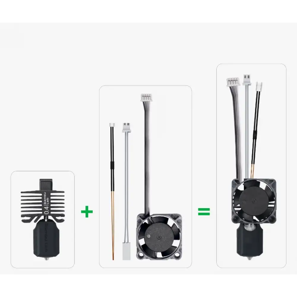 Bambu Lab X1 Serisi 0.4mm Sertleştirilmiş Çelik Hotend Seti