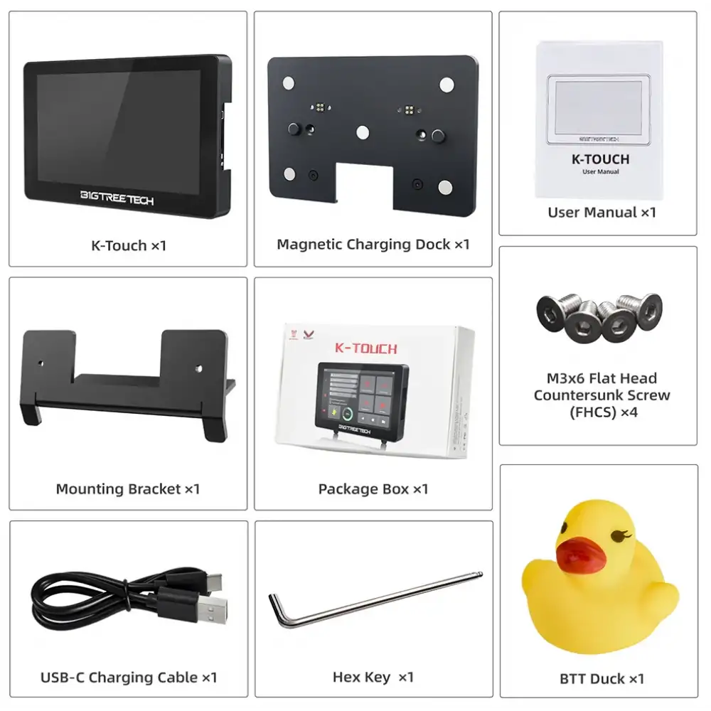 BIGTREETECH K-Touch Dokunmatik Kontrol Paneli