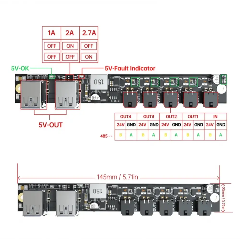 BIQU Panda Branch V1.0 Bambu Lab Genişletme Kartı