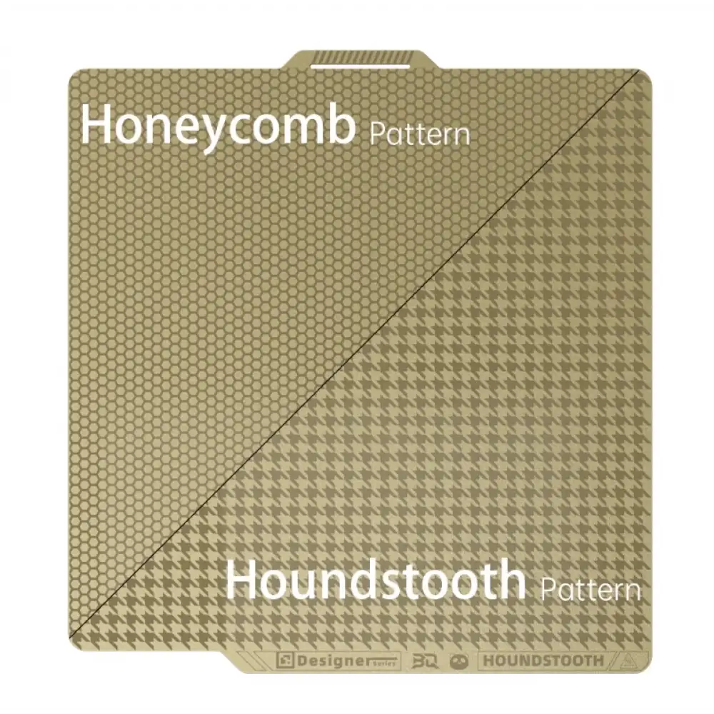 BIQU Panda Designer Baskı Yüzeyi - Honeycomb & Houndstooth