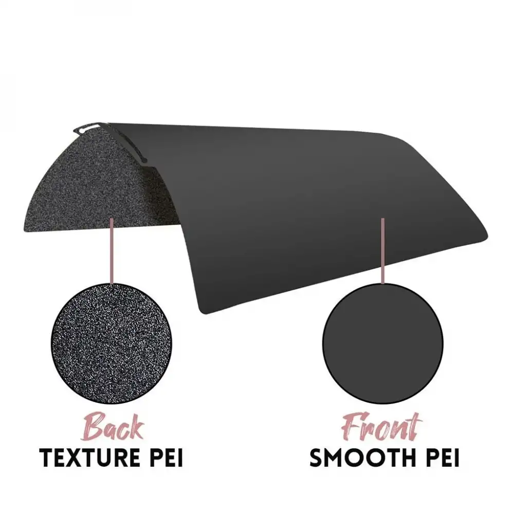 Çift Taraflı Siyah PEI Kaplı Yay Çeliği