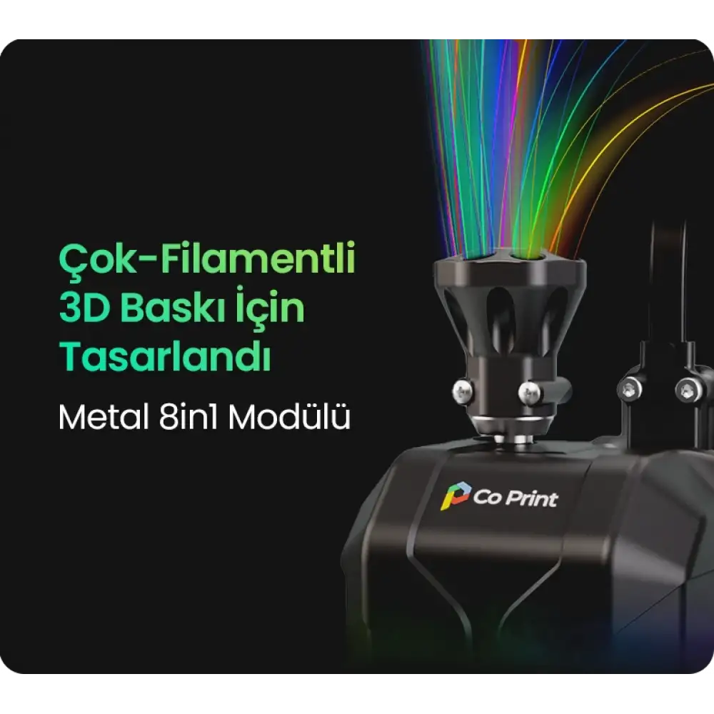 Co Print ChromaSet Marlin 3D Yazıcılar İçin Çok Renkli Yükseltme Kiti