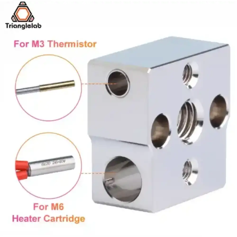 CR-6 SE Kaliteli Bakır Kaplı Isıtıcı Blok