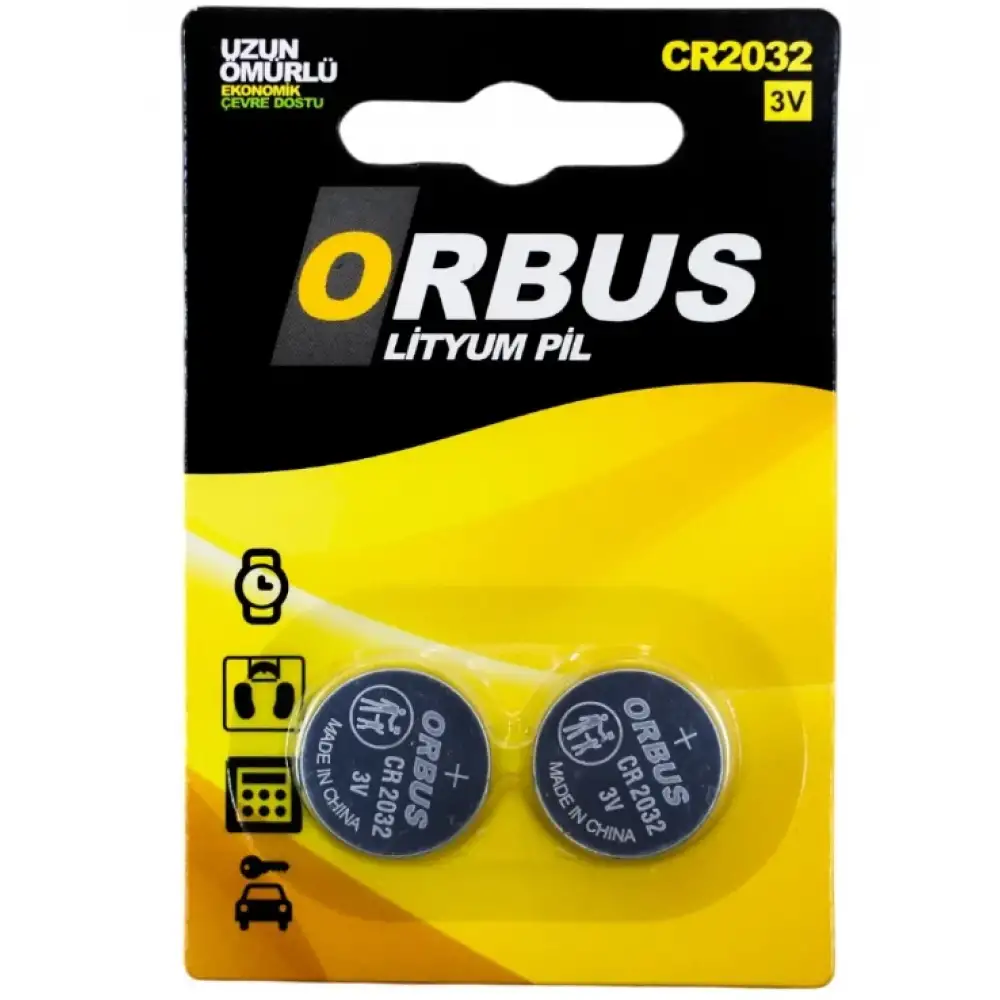CR2032 3 Volt Lityum Pil 2li Paket