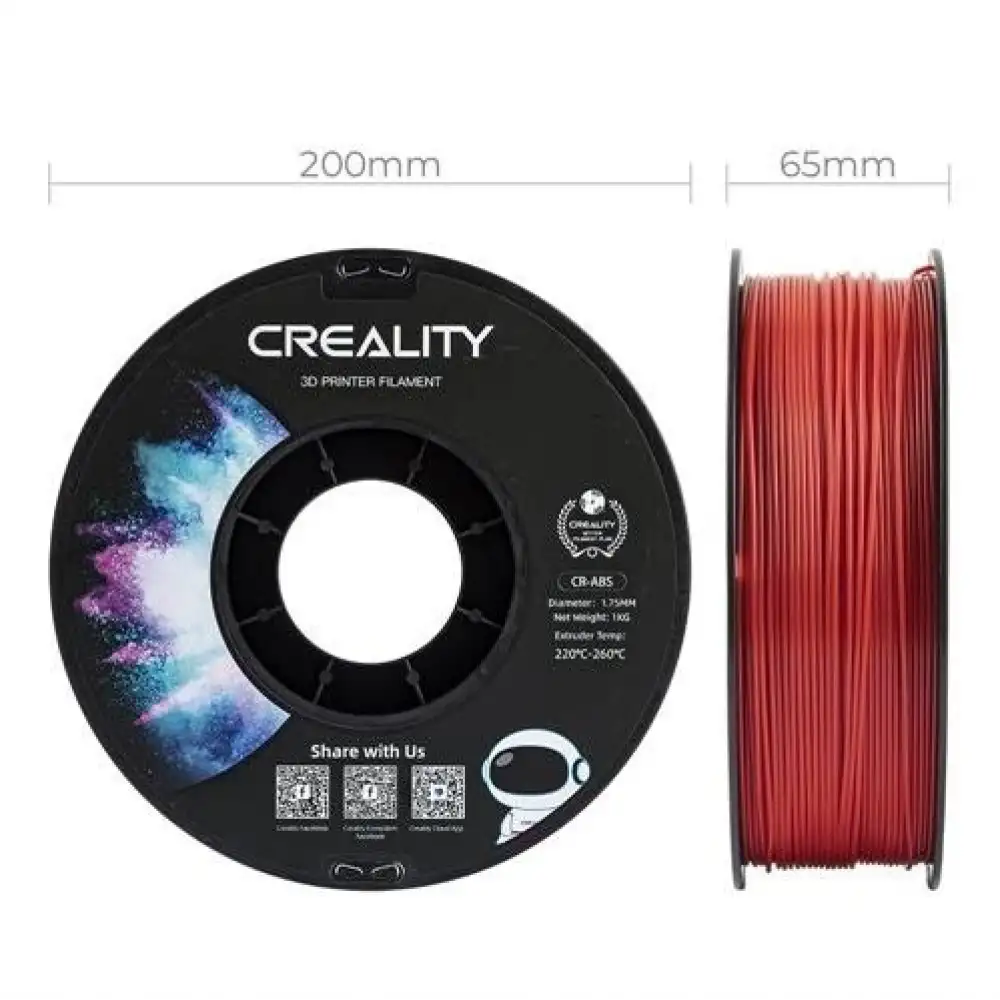 Creality CR-ABS Filament Kırmızı 1Kg