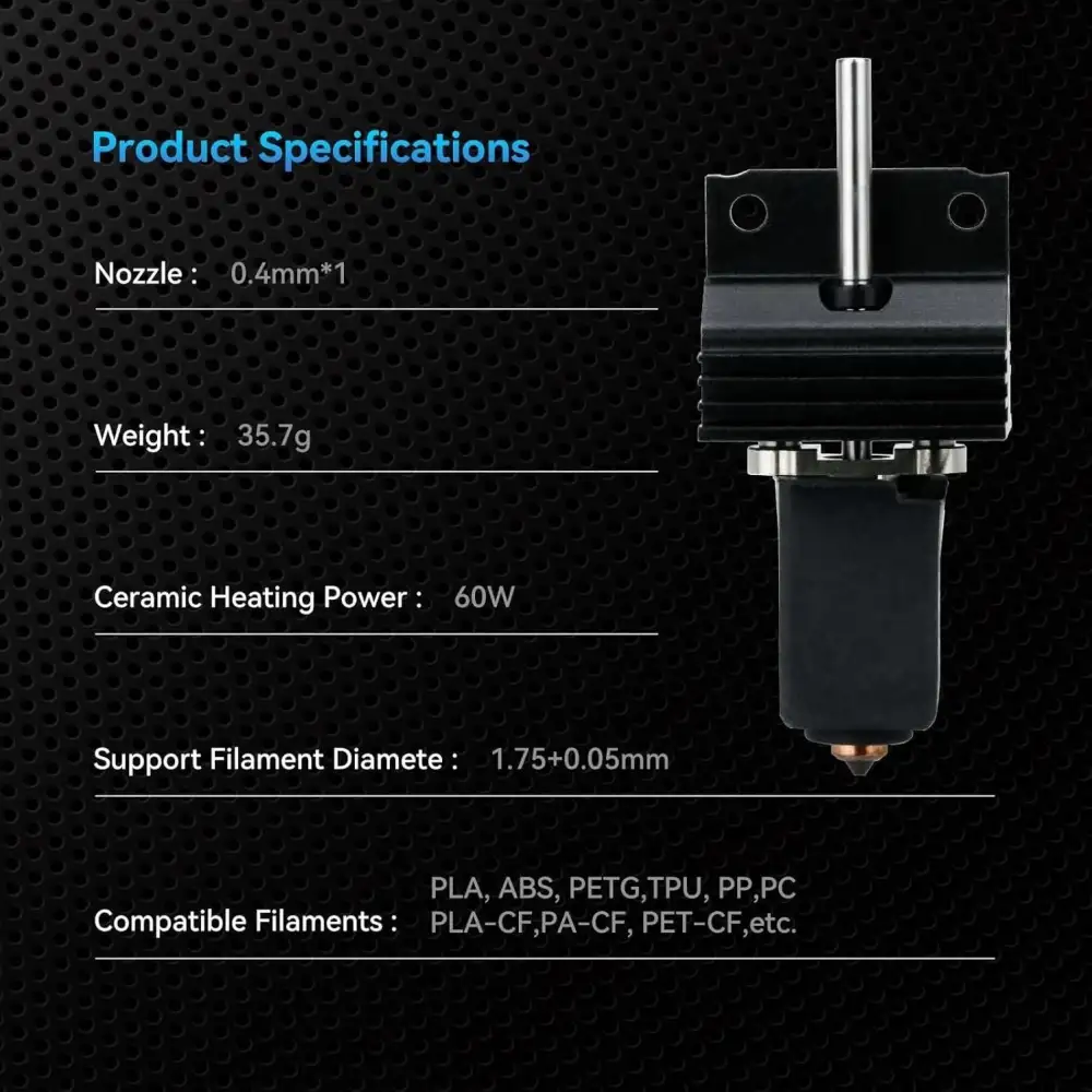 Creality K1-K1C-K1 Max Upgrade V2.0 Hotend Seti