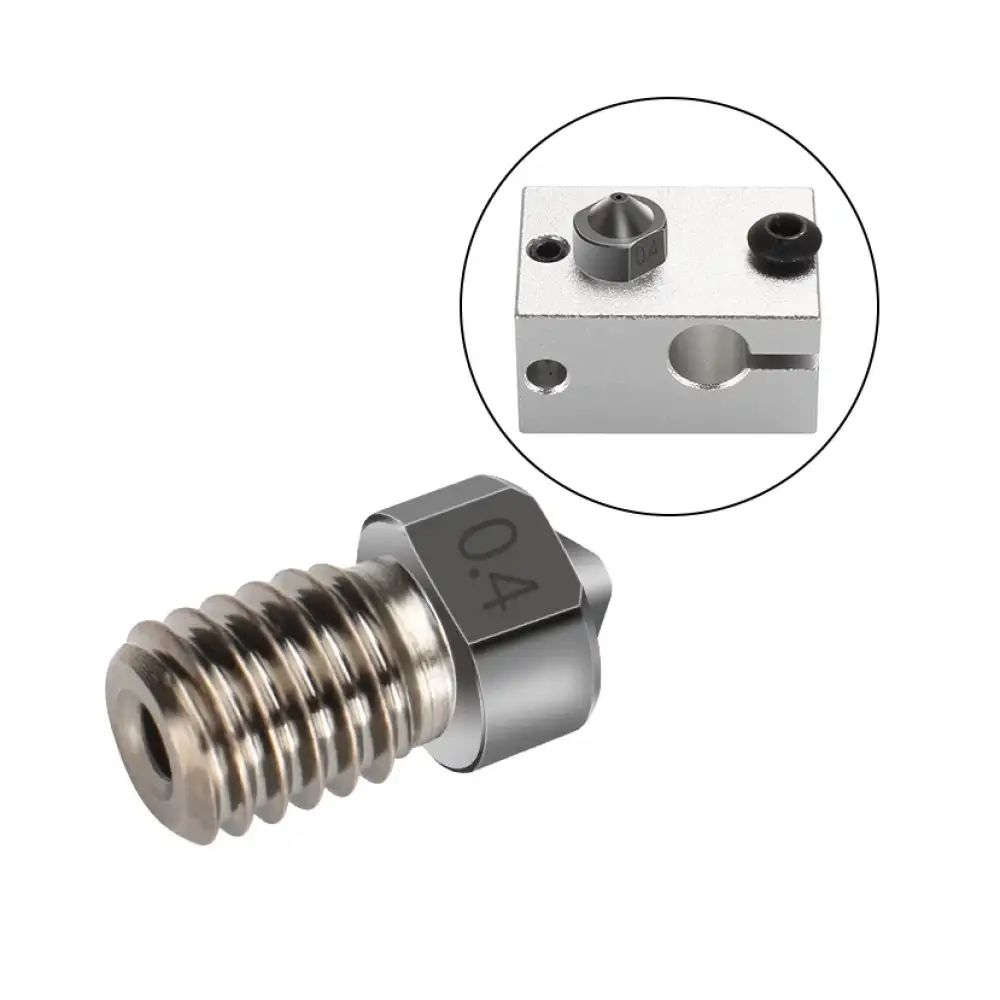 E3D V6 Karbon Çeliği Nozzle Çeşitleri