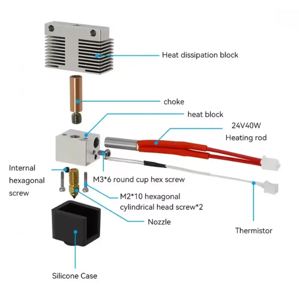 Elegoo Neptune 4 / 4 Pro Full Hotend Kit