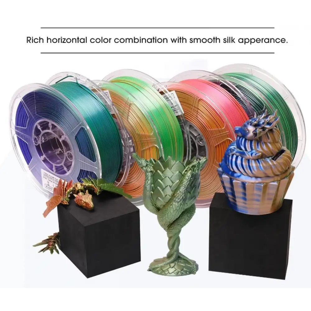 Esun PLA-Silk Mystic Filament Çeşitleri 1.75mm 1 Kg