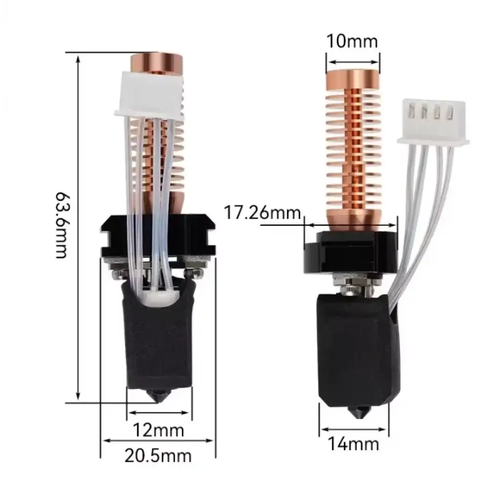 Flashforge Adventurer 5M / 5M Pro Uyumlu Hotend