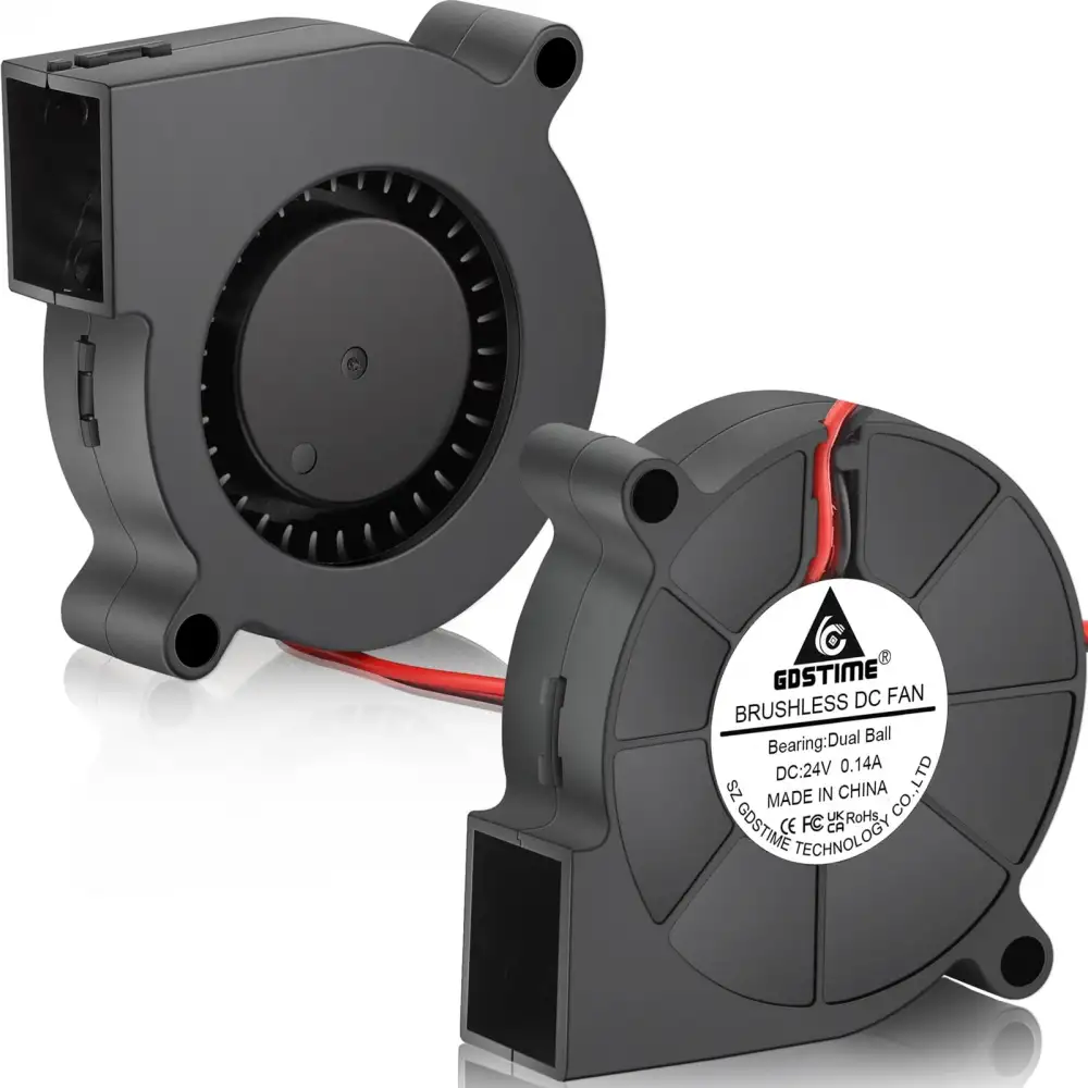 GDSTIME Çift Rulmanlı 5015 Fan 12/24V 8500 RPM