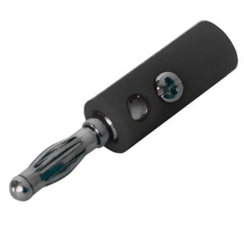 IC-238A Banana Jack Siyah-Kırmızı ( 2 Adet)