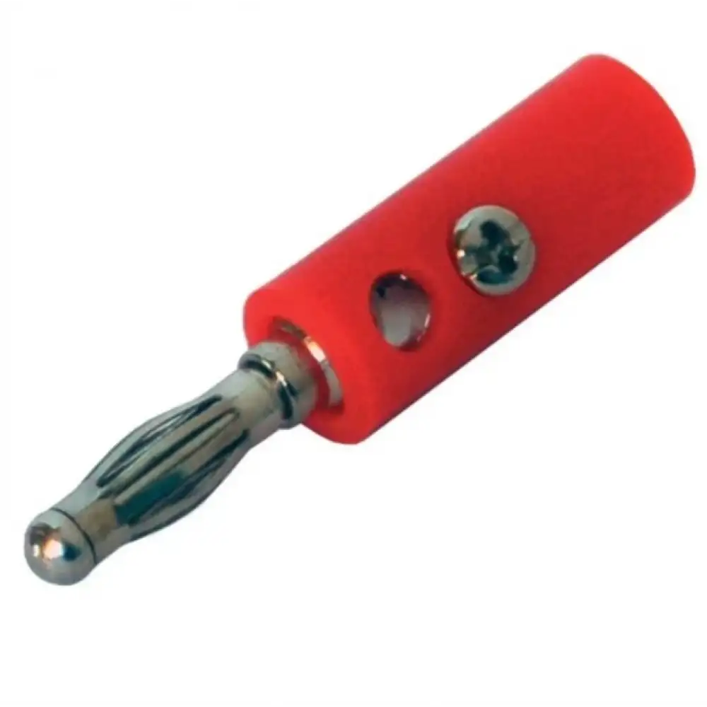 IC-238A Banana Jack Siyah-Kırmızı ( 2 Adet)