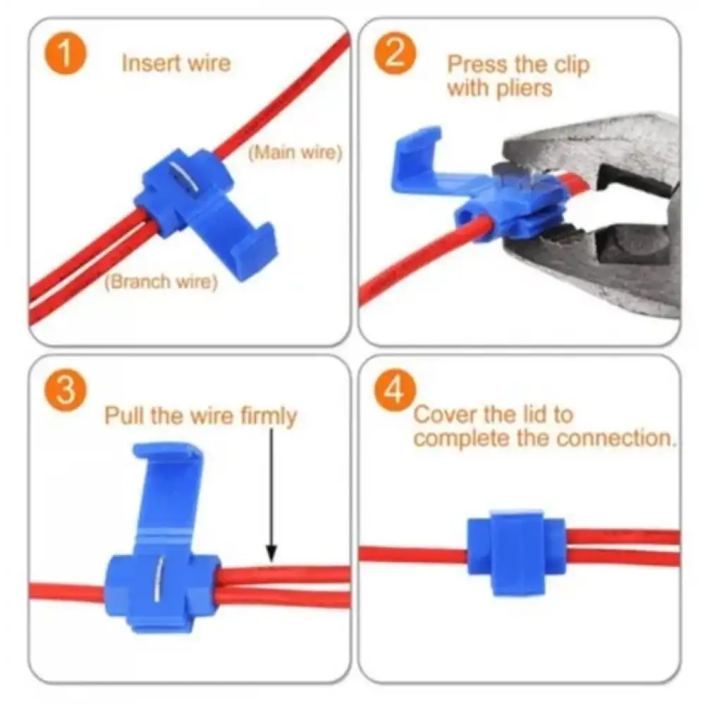 Kablo Birleştirici Kablo Ekleme Bağlantı Aparatı (10 Adet)