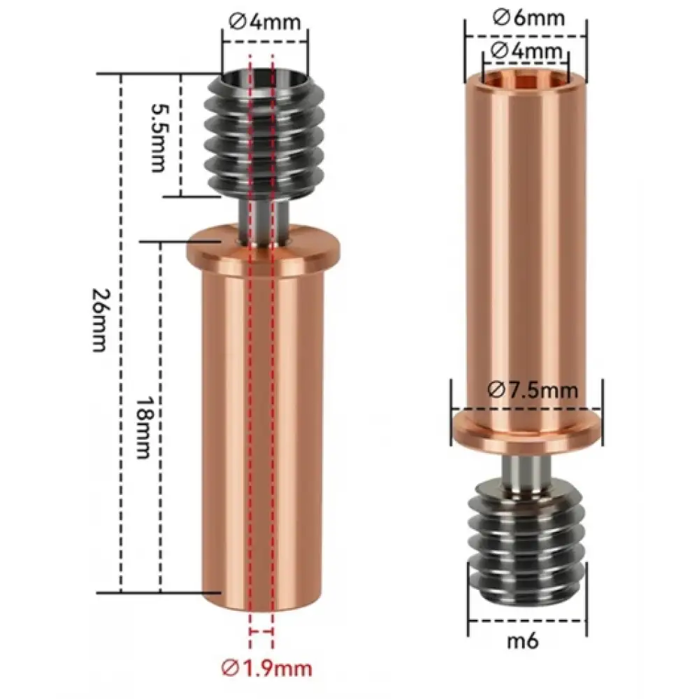 Kobra 2 Serisi Uyumlu Titanyum Bi Metal Barel