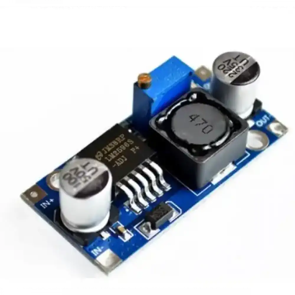 LM2596 Ayarlanabilir Voltaj Düşürücü Modül (4-35V Giriş / 1-30V)