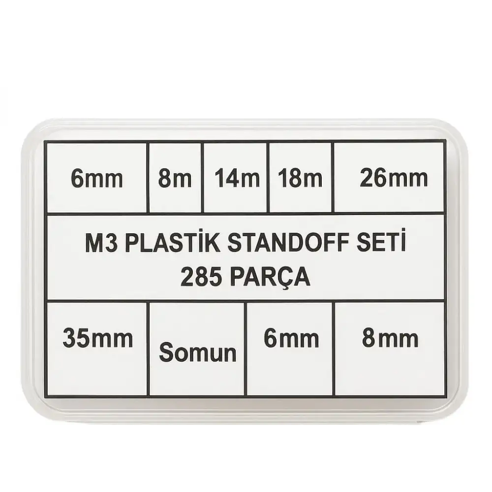 M3 Plastik Standoff Seti 285 Parça