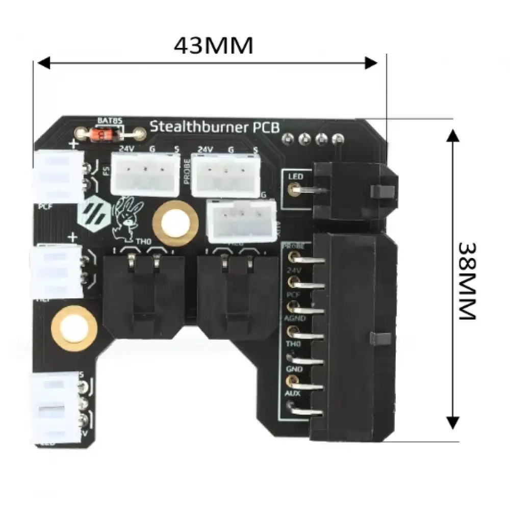 Mellow 2.4 R2 Stealthburner PCB Kartı