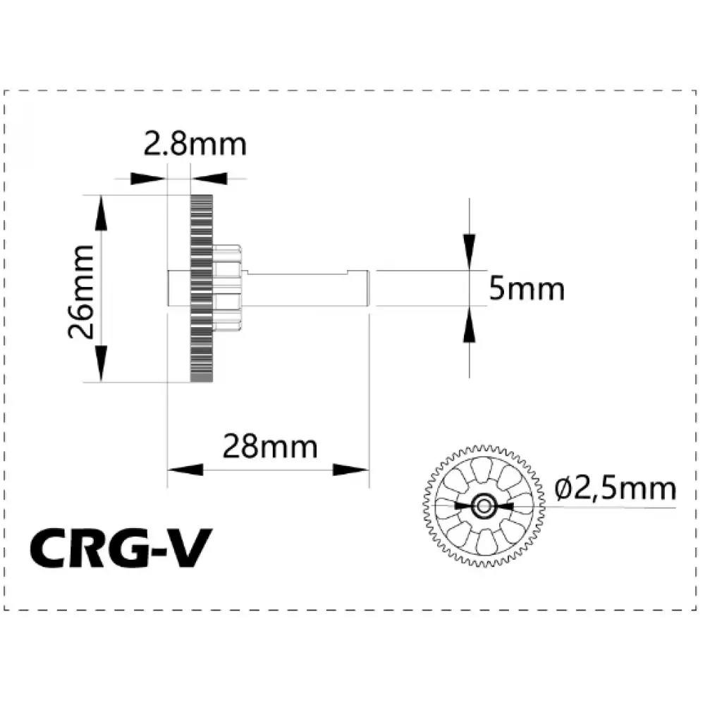 Mellow CW1/CW2 Uyumlu Yüksek Kaliteli Extruder Dişlisi