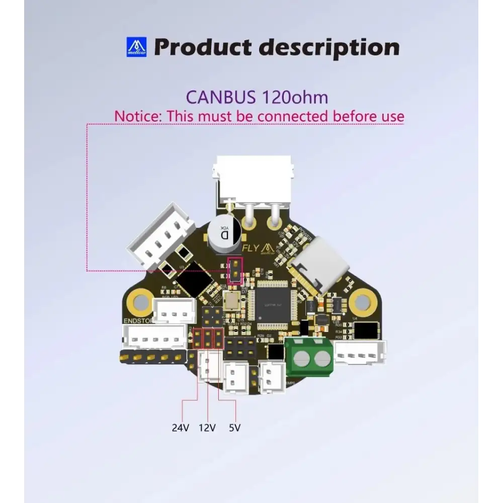 Mellow Fly SHT V2.0 CAN Hotend Kartı