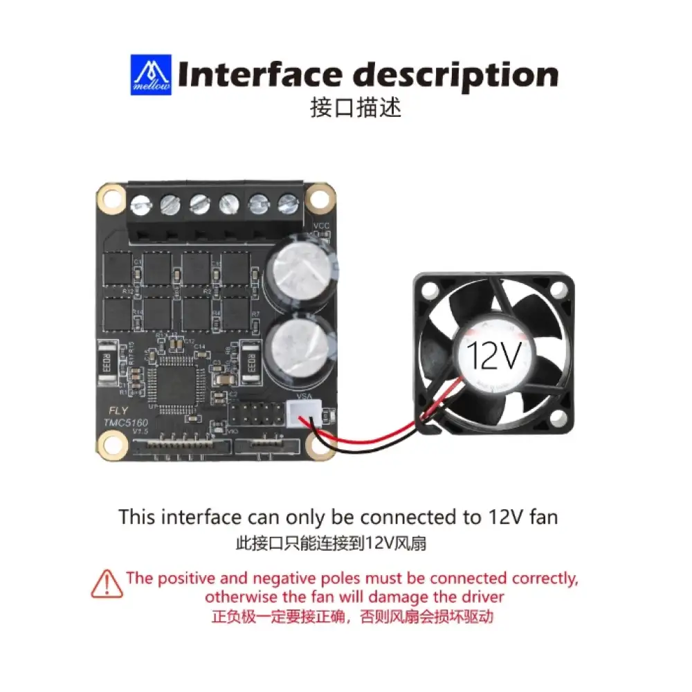 Mellow Fly TMC5160 Pro Step Motor Sürücü