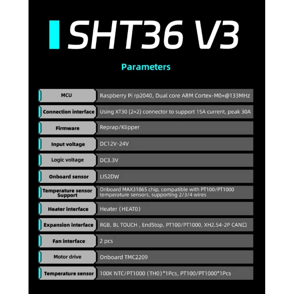 Mellow SHT36 V3 CAN Toolhead Kartı