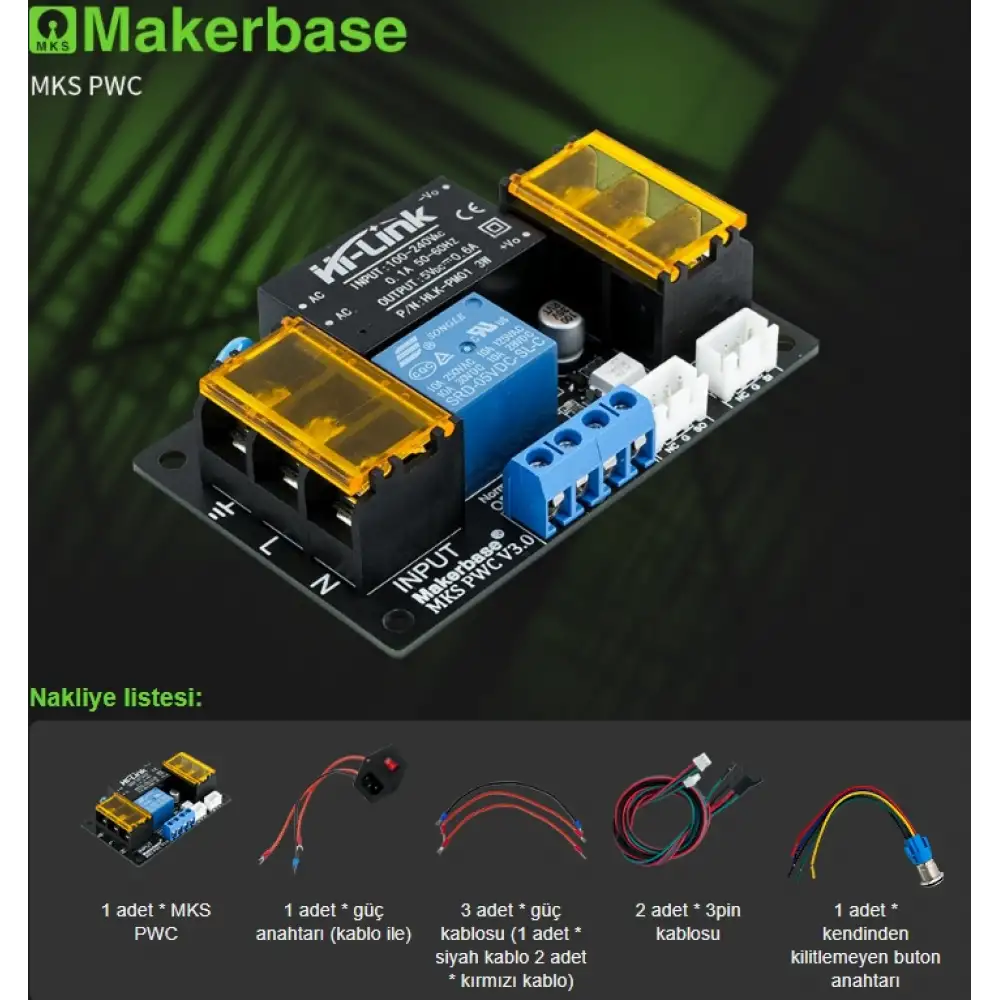 MKS PWC V3.0 Baskı Sonu Oto Off