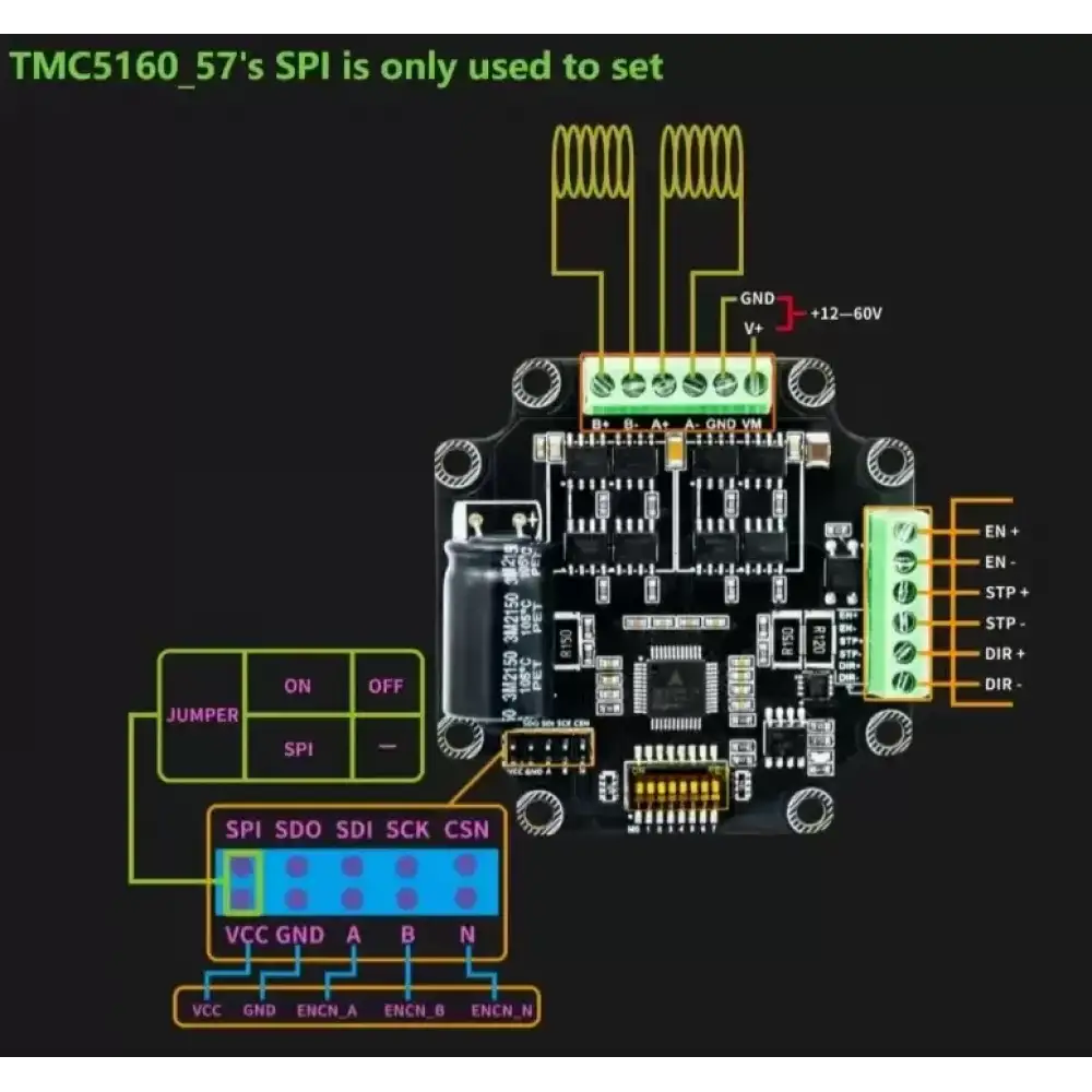 MKS TMC5160_57 Step Motor Sürücü