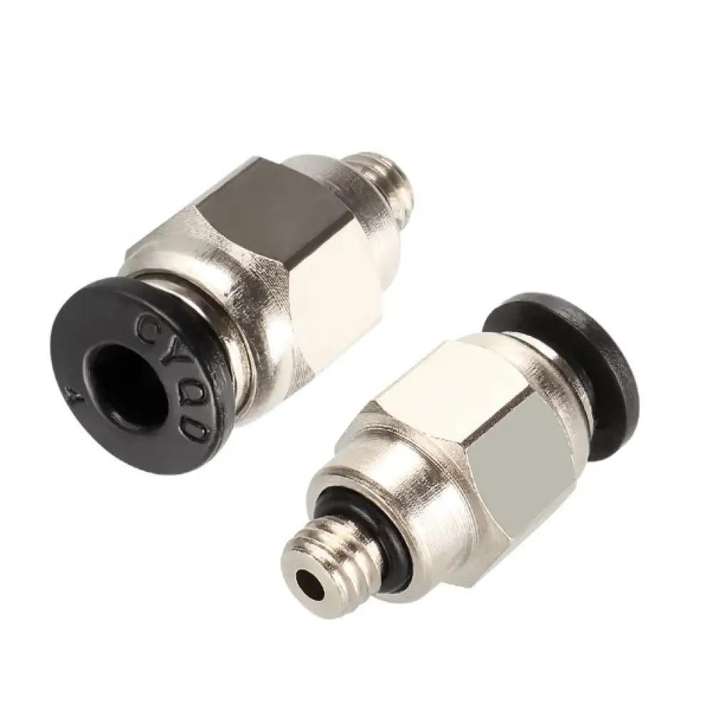 Pnömatik Konnektör PC-4 M6 Kapalı Tip