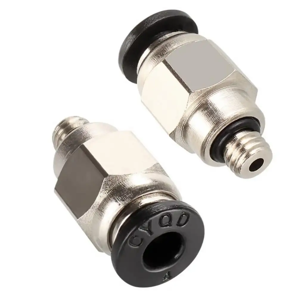 Pnömatik Konnektör PC-4 M6 Kapalı Tip