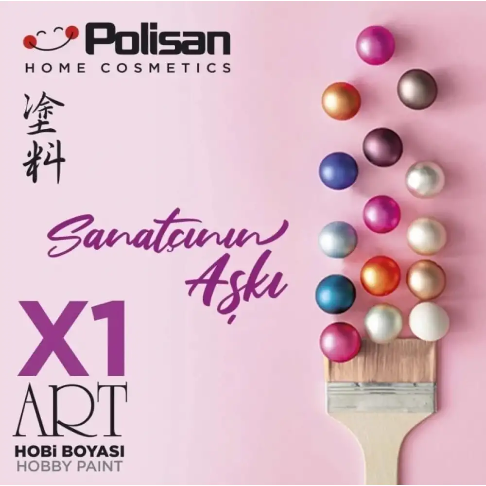 Polisan X1 Art Multisurface Akrilik Boya 120 ml (Tüm Renkler)