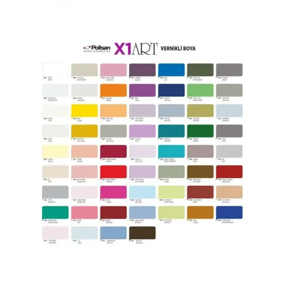 Polisan X1 Art Multisurface Akrilik Boya 120 ml (Tüm Renkler)